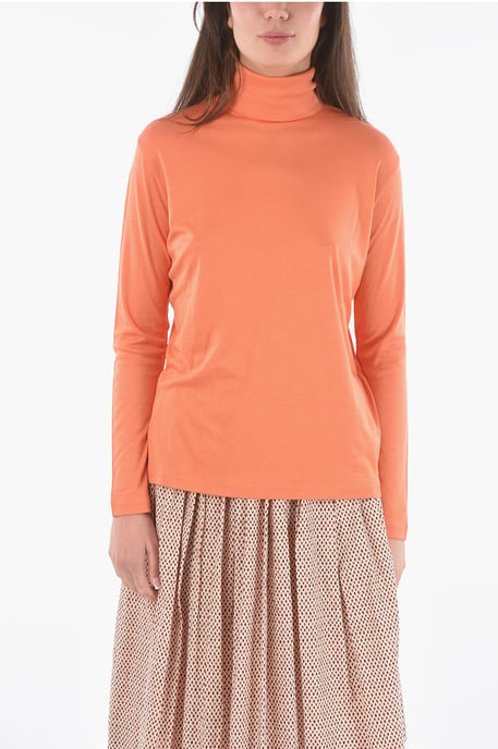Leichter Rollkragenpullover in Orange - Image 1