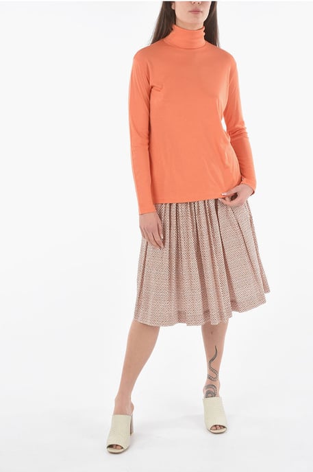 Leichter Rollkragenpullover in Orange - Image 4