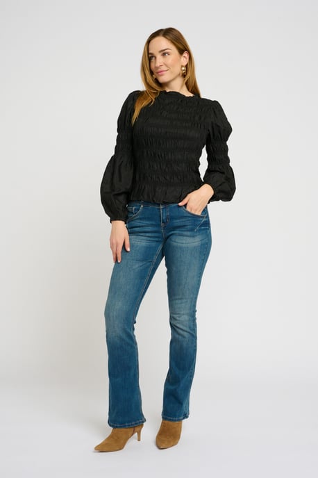 Bluse mit langen Ärmeln feminine Silhouette - Image 4