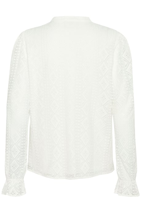 Langarm-Bluse Regular fit white - Image 5