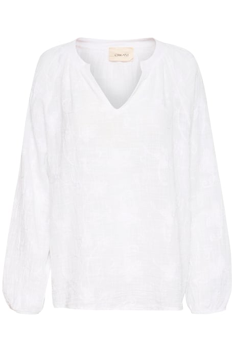 Langarm-Bluse Regular fit white - Image 4