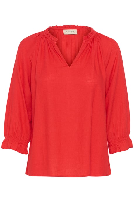 Langarm-Bluse Regular fit red - Image 4