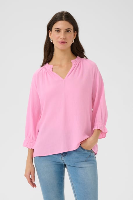 Langarm-Bluse Regular fit pink - Image 3