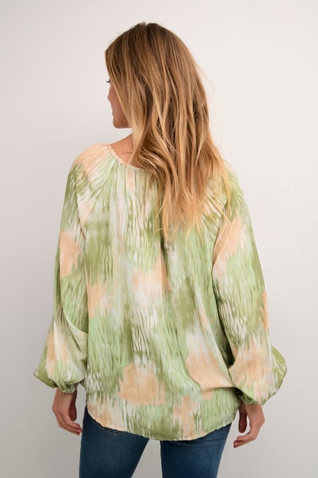 Langarm-Bluse Regular fit green - Image 3