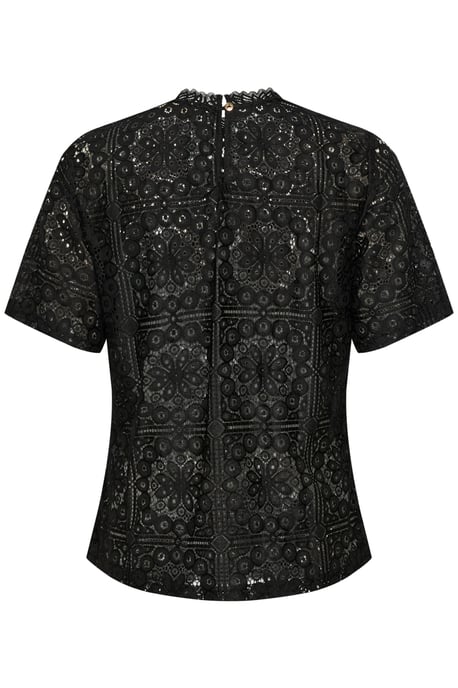 Kurzarm-Bluse Regular fit black - Image 5