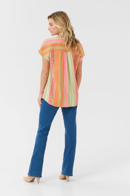 Kurzarm-Bluse Loose fit - Image 3