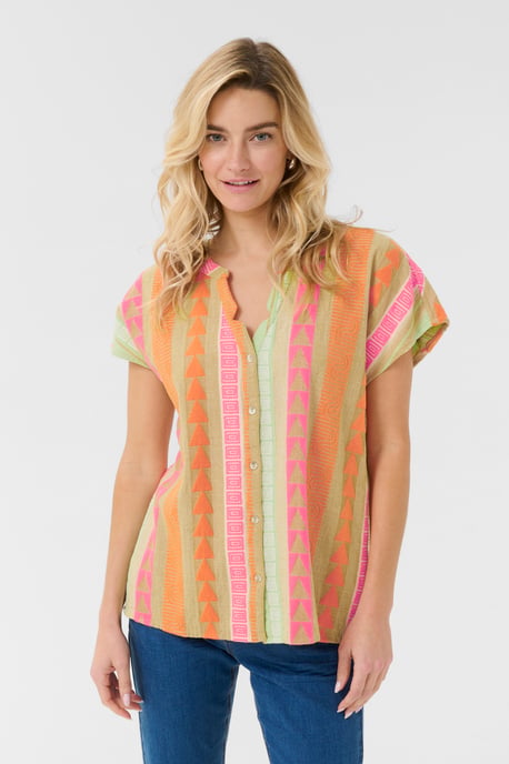 Kurzarm-Bluse Loose fit - Image 5
