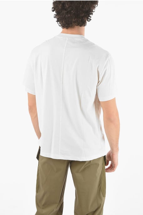 JAMES HARDEN x NEIL BARRETT T-Shirt mit Rundhalsausschnitt und Logo-Print in Beige - Image 2