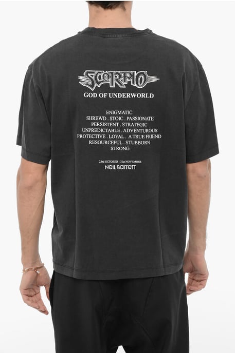 Bedrucktes T-Shirt mit Rundhalsausschnitt SCORPIO THE ALCHEMIST in Grau - Image 2