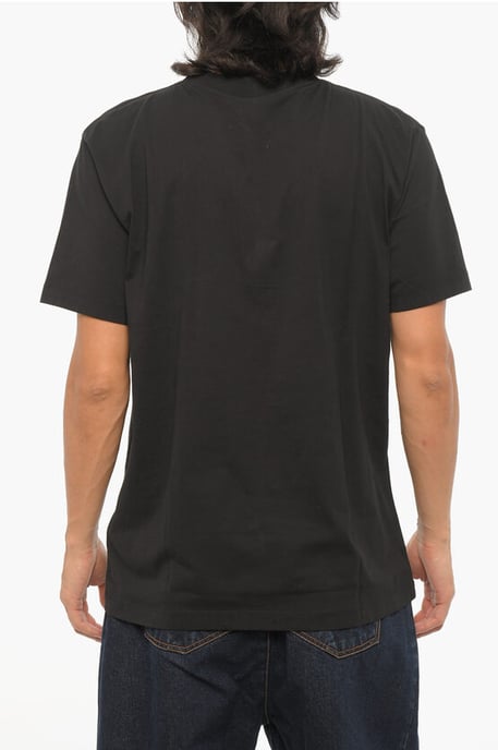 Einfarbiges ECLIPSE CROSS T-Shirt mit Rundhalsausschnitt in Schwarz - Image 2