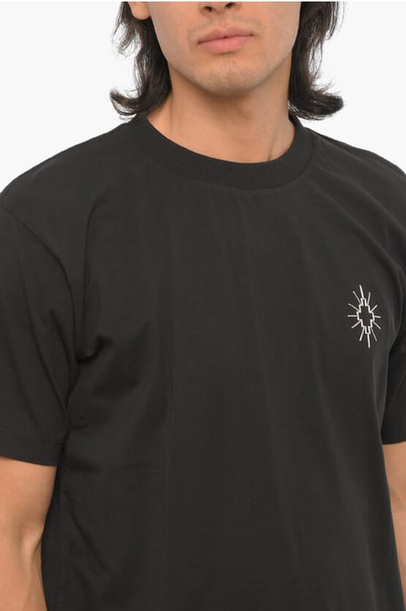 Einfarbiges ECLIPSE CROSS T-Shirt mit Rundhalsausschnitt in Schwarz - Image 3