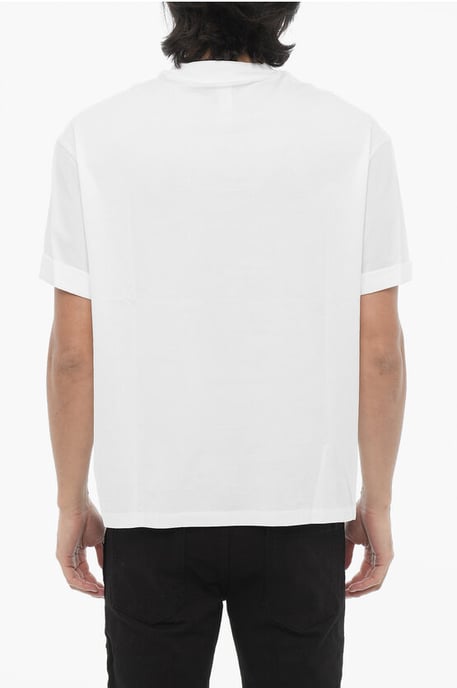 Einfarbiges Easy Fit T-Shirt mit Rundhalsausschnitt in Weiß - Image 2