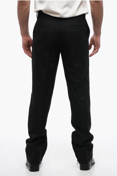 Slim-Fit-Hose TECH DRILL mit Reißverschluss unten in Schwarz - Image 2