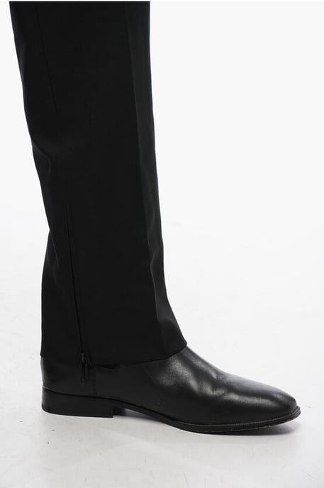 Slim-Fit-Hose TECH DRILL mit Reißverschluss unten in Schwarz - Image 4
