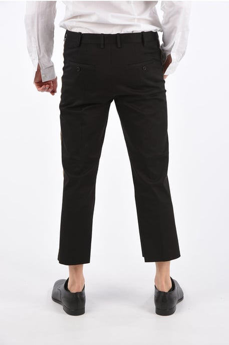 Slim Fit Cropped-Hose in Schwarz - Image 2