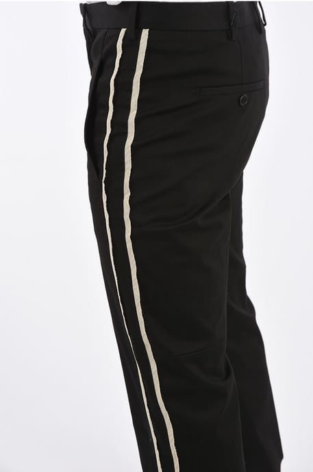 Slim Fit Cropped-Hose in Schwarz - Image 3