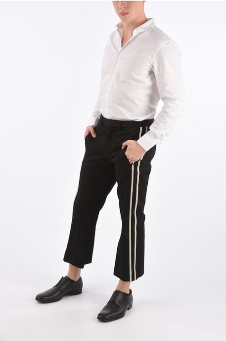Slim Fit Cropped-Hose in Schwarz - Image 4