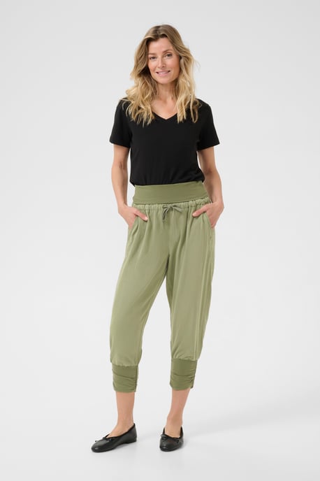 Casual Hose Loose fit green - Image 2