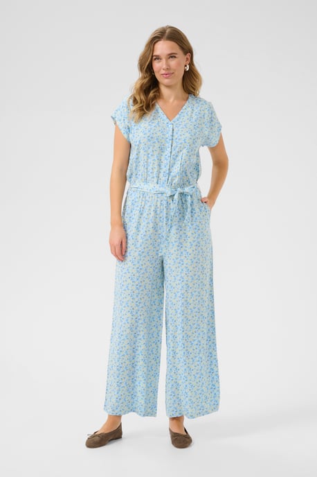 Overall Loose fit blue multi - Image 1