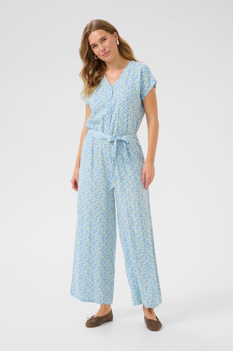 Overall Loose fit blue multi - Image 2