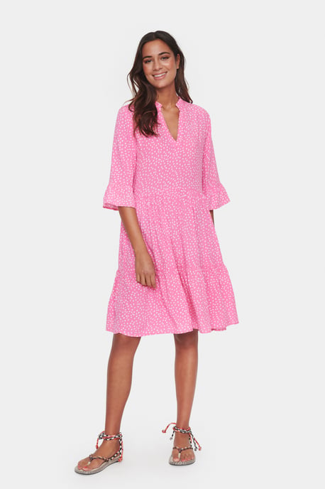 Kleid Casual fit pink white - Image 1