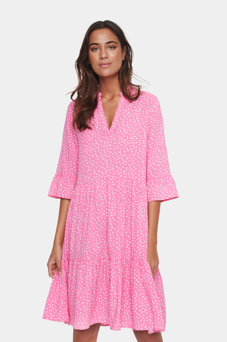 Kleid Casual fit pink white - Image 3