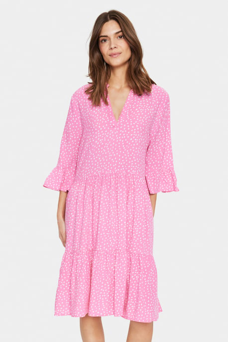 Kleid Casual fit pink white - Image 4