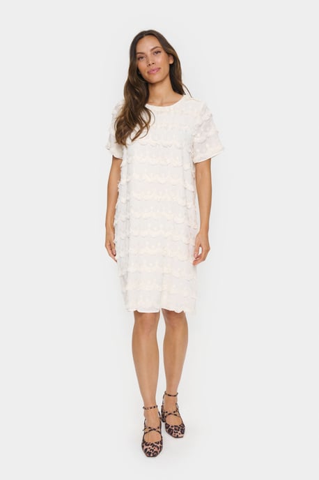 Kleid in lässiger Passform white - Image 1