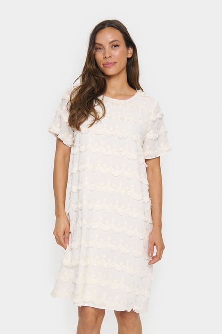 Kleid in lässiger Passform white - Image 2