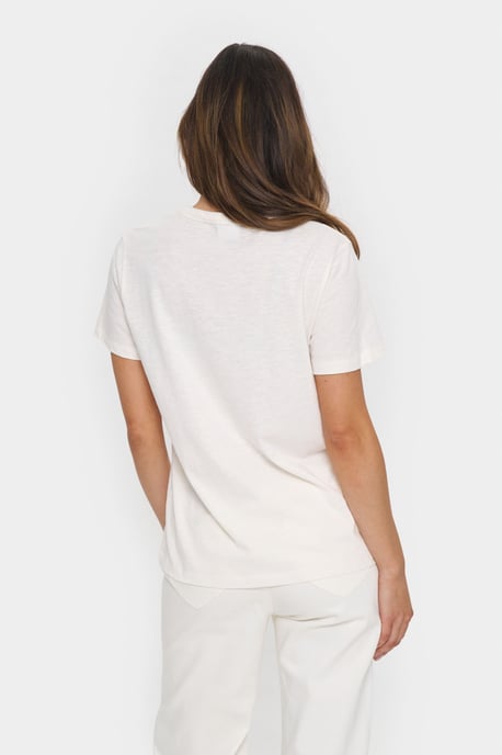 T-shirt Gerade Passform white - Image 3