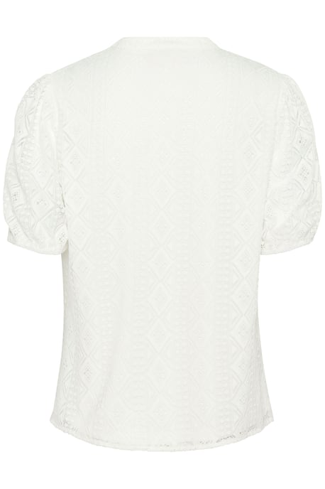 Bluse mit kurzen Ärmeln im Regular Fit white - Image 5