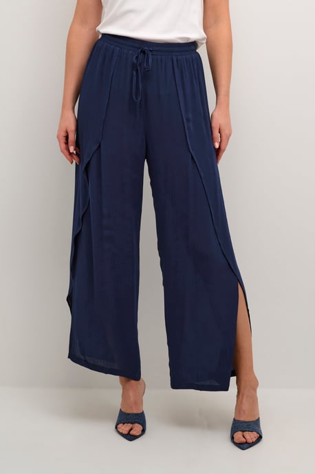 Lässige Hose Lockerer Schnitt navy blue - Image 2