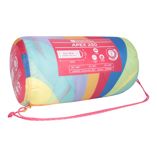 Mountain Warehouse - Schlafsack "Apex 250", Abstrakt, Zwischensaison (Myrrhe) - Image 4