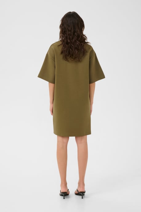 Jerseykleid Oversize fit olive - Image 3