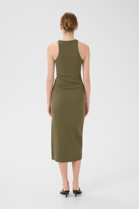 Kleid Slim fit olive - Image 3