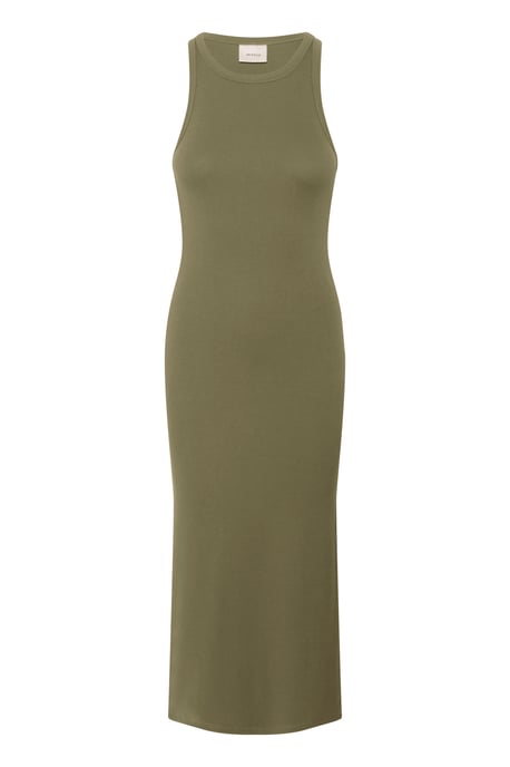 Kleid Slim fit olive - Image 5