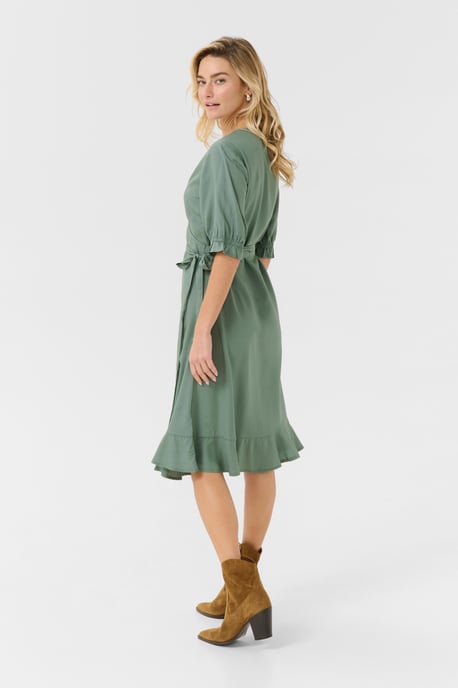 Kleid mit femininer Silhouette green - Image 2