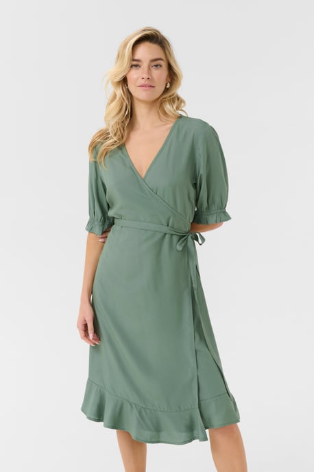 Kleid mit femininer Silhouette green - Image 3