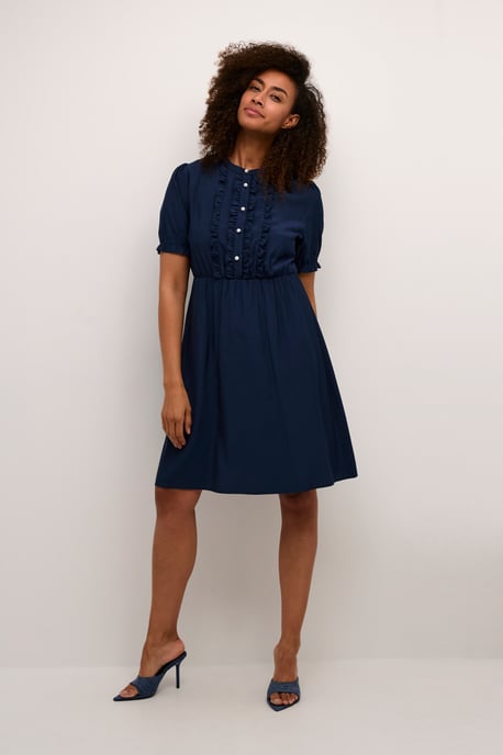Kleid Weibliche Silhouette blue - Image 1