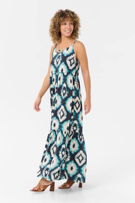 Kleid A-shape blue multi - Image 2