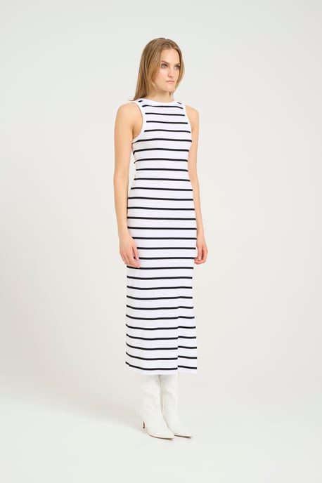Kleid Slim fit white black - Image 2