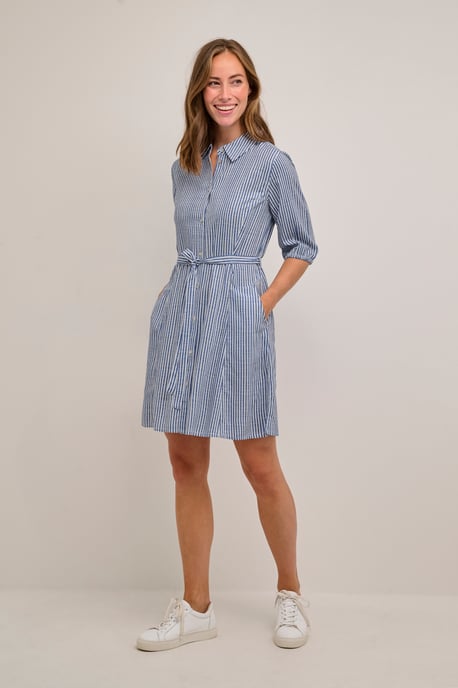 Kleid Feminine blue white - Image 2
