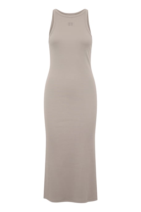 Jerseykleid Slim fit light grey - Image 5