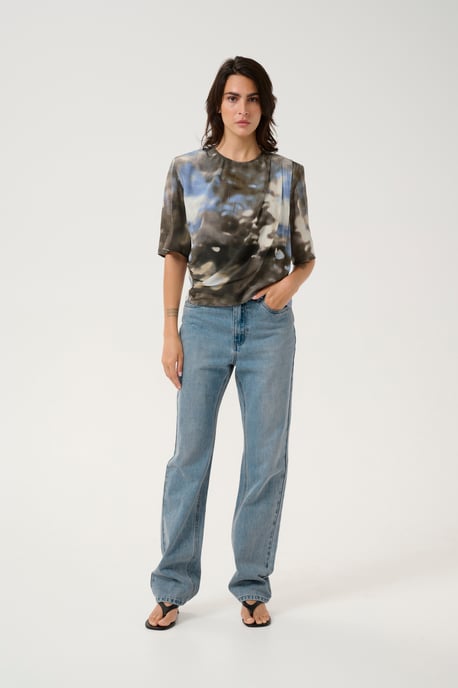 Kurzarm-Bluse Regular fit - Image 1