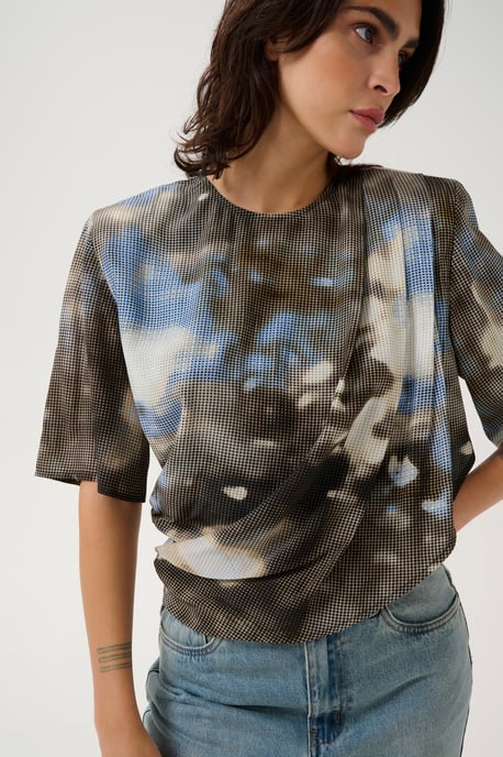 Kurzarm-Bluse Regular fit - Image 4