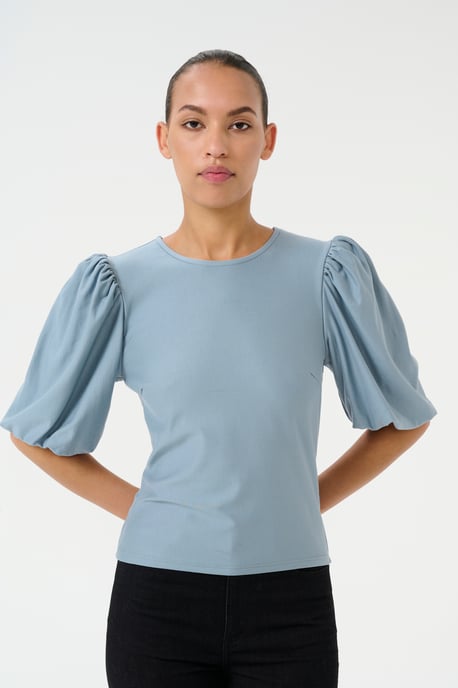 Kurzarm-Bluse Slim fit - Image 4