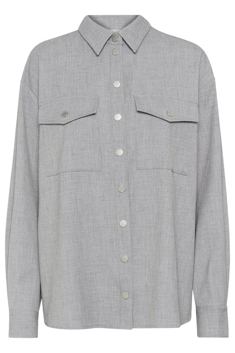 Langarm-Hemd Oversize fit grey - Image 5