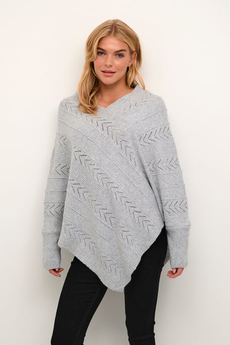 Poncho Loose fit melange - Image 2