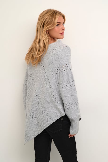 Poncho Loose fit melange - Image 3