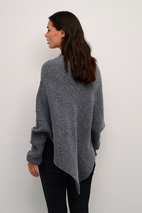 Poncho Lockere Passform melange - Image 3